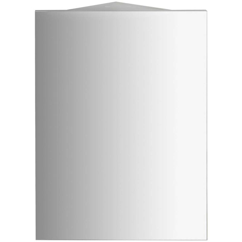 Zoja - Armoire miroir d'angle 72x37x37 cm, 1 porte g/d, blanc 50352 - Aqualine