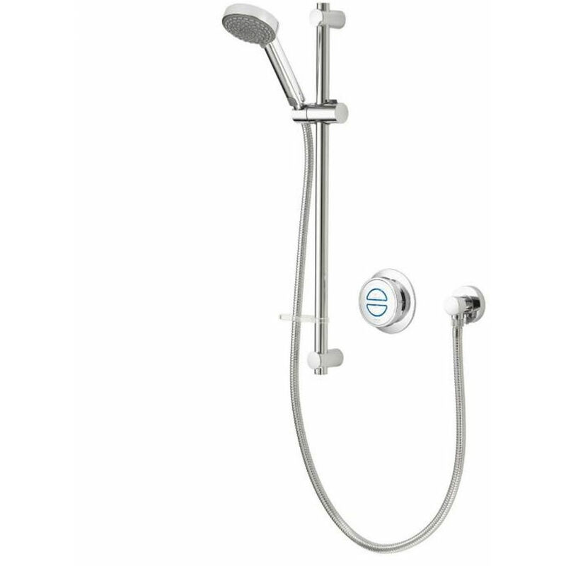 Aqualisa Showers - Aqualisa Quartz Classic Gravity Pumped Smart Digital Concealed Shower with Adjustable Head - Chrome