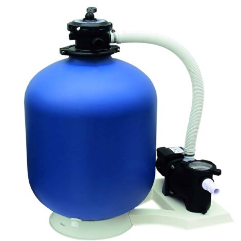 Aqualux – Filtre à sable 30 60m³ – Débit 8 m³/h – Diamètre 513 mm – Compatible avec piscines hors-sol jusqu'à 60 m³