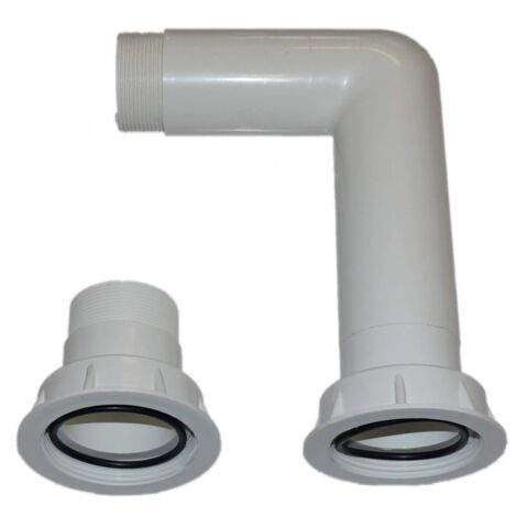 Aqualux – Raccord vanne 2" pour filtre Cocoon 22 m3 – Filetage 2" – Pour piscine – Raccord en PVC – Résistant aux UV