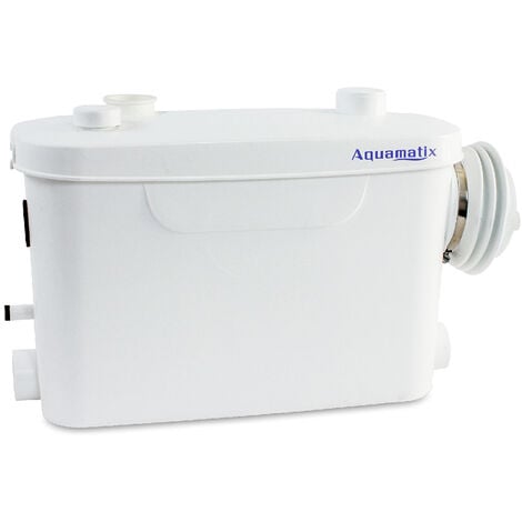 Aquamatix Macerator Pump 400W Sewage Pump for Wall-Hung Toilets + Carbon Filter