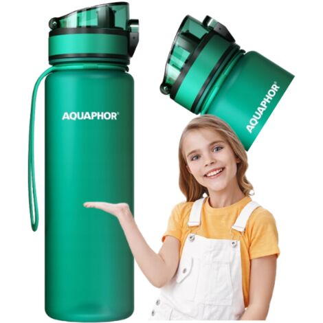Aquaphor Wasserfilterflasche 0,5l grün + 1 Filter