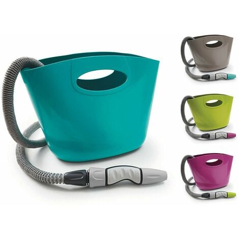 GF GARDEN Aquapop 15 Kit per Irrigazione con Tubo Estensibile e Borsa Acqua Pop GF - Colore: Fucsia