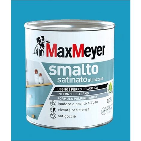 Aquarelle Satinée Turquoise Fumée Émail 0,75Lt
