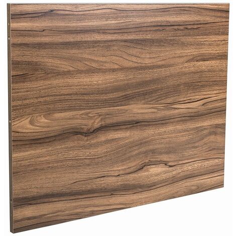 Aquariss Walnut Effect Wood Bath Panel 700mm L Shape End Panel