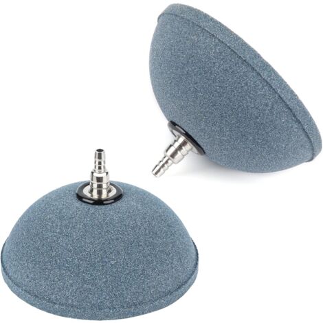 Aquarium 10 cm Brot-Luftstein-Blasendiffusor-Entriegelungswerkzeug für Luftpumpen, Aquarien, Eimer, Teiche und Stauseen DWC-2 Pack