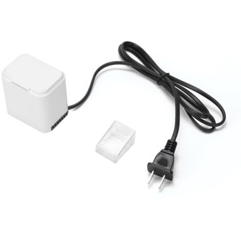 Aquarium 3 en 1 pour tortues en eau peu profonde : cascade, filtre silencieux, pompe de circulation submersible (prise CN 220 V)