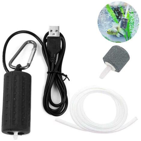 Aquarium Air Pump, Ultra-Quiet Oxygen Air Pump for Fish Tank, High Efficiency, Energy Saving, Plug and Play