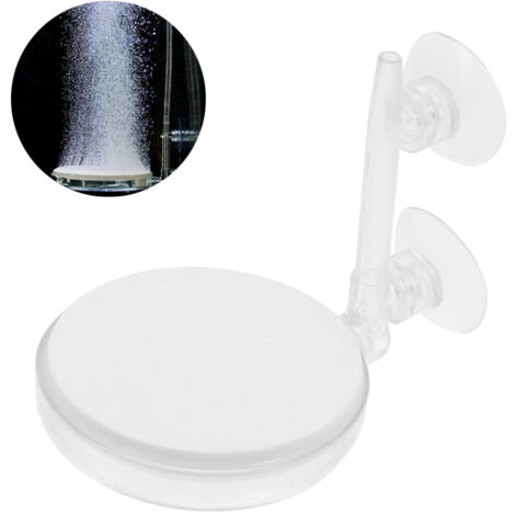 Aquarium-Ausströmer, Aquarium-Ausströmer mit geräuschlosem Regelventil, Hochleistungs-CO2-Sauerstoffdiffusor für Aquarien und Hydrokultur (100 mm)