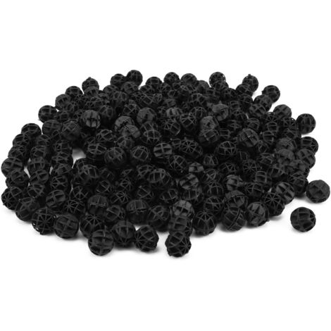 Aquarium-Biofilterbälle 16 mm PP Schwarz 200 Stück