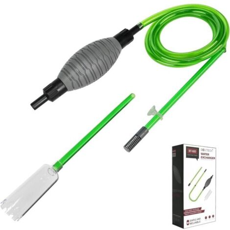 Aquarium Changer l'eau, Kit de Nettoyage pour Gravier d'aquarium avec Siphon pour Changer l'eau et Nettoyer Le Sable