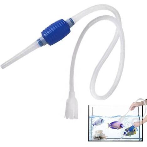 Aquarium Changer l'eau,Aspirateur Aquarium,1.4m Changeur d'eau pour Aquarium,Pompe pour Nettoyage Aquarium,Pompe Aspirateur à Siphon Manuel de Nettoyage,Pour aquariums de petite et moyenne taille