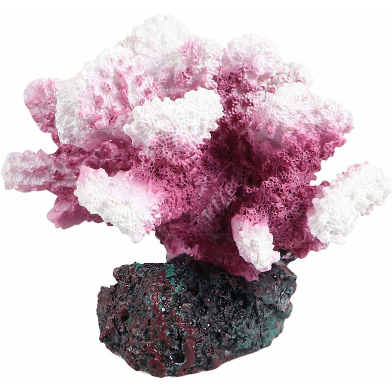 Aquarium Corail Décorations Résine Poisson Réservoir Artificiel Corail Plante Aménagement Paysager Ornements pour Sable Micro Paysage Terrarium