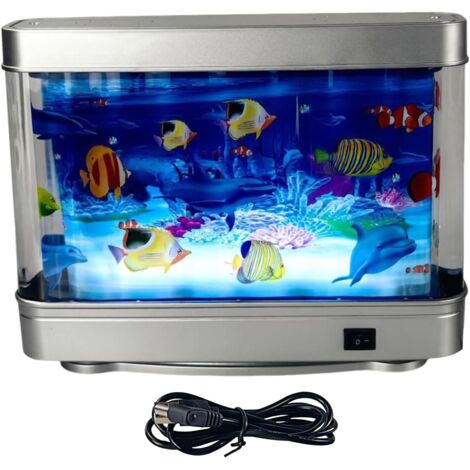 Aquarium Décoratif,Lampe Sensorielle pour Aquarium