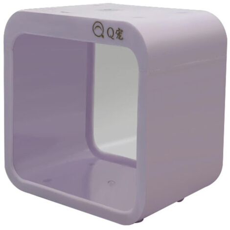 Aquarium économe en énergie, élégant et réutilisable, en forme de coquille avec fenêtre d'alimentation, terrarium pour poissons, fournitures ménagères -