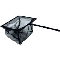 Aquarium Fangnetz Größe 8cm Kescher Fischnetz schwarz Aquariumnetz Fischkescher