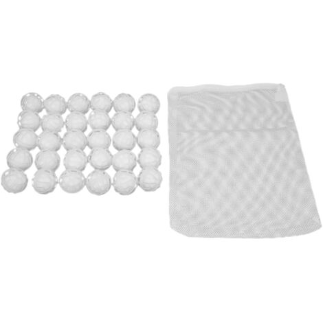 Aquarium-Filterbälle – 30 Stück aus PVC + Polyesterfaser, Ø 4,2 cm