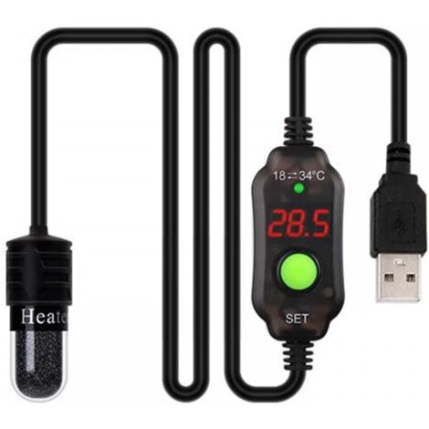 Aquarium-Heizung, Mini-Tauch-Aquarium-Heizung, Heizstab, präzise Temperaturregelung für Aquarium 4 l