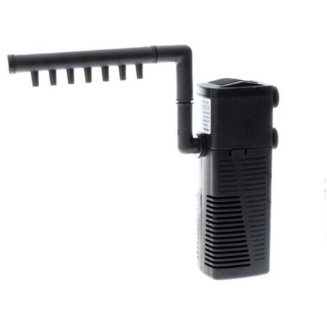Aquarium-Innenfilter, 8 W, 600 l/h, Aquarium-Innenfilter, 80 Liter, Aquarium-Pumpenfilter für kleine Becken, Kaltwasser- oder tropische Aquarien, Schildkrötenbecken  FLITI