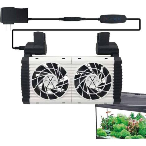 Aquarium-Kühler, Aquarium-Ventilator ... Marine-Ventilator, 2 Ventilatoren