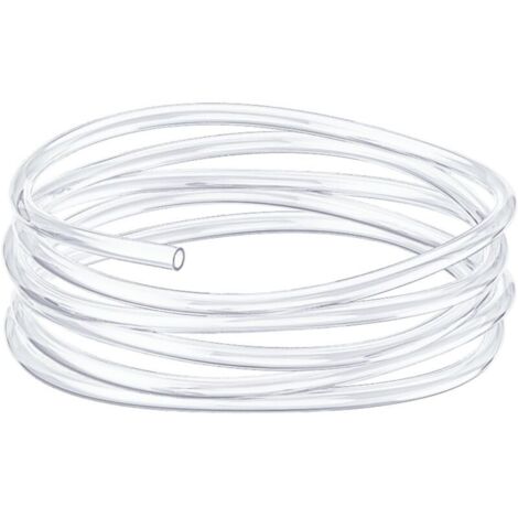Aquarium-Luftschlauch, 2 m, Standard 4/6 mm, für Aquarien-Luftpumpen, flexibler PVC-Schlauch für Aquarium, Garten, Terrarium und Teich
