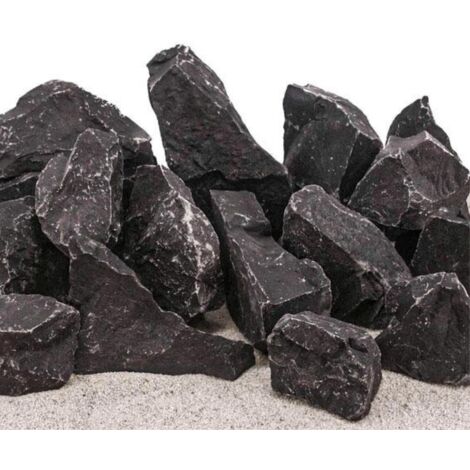 Aquarium Natursteine Schwarzer Felsen 1 Stück Gr. XXXL 9-15kg