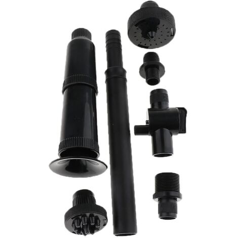 Aquarium Pond Submersible Water Pump Nozzle Head Kit L