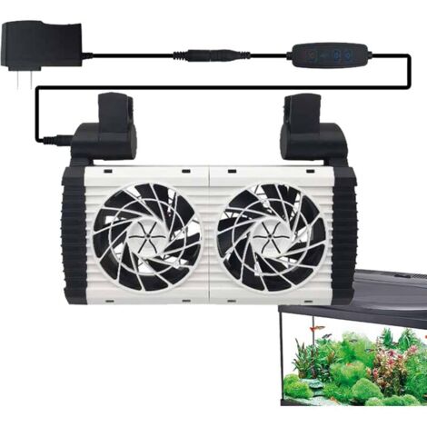 Aquarium Refroidisseurs Aquarium Fan Fish Tank Ventilateur Ventilateur Marine 2 Ventilateur