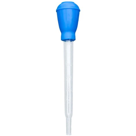 Aquarium-Toilette, Wasserwechselsystem, tragbarer Filter zur Abfallaufnahme, blaue Tanktoilette (28 cm)