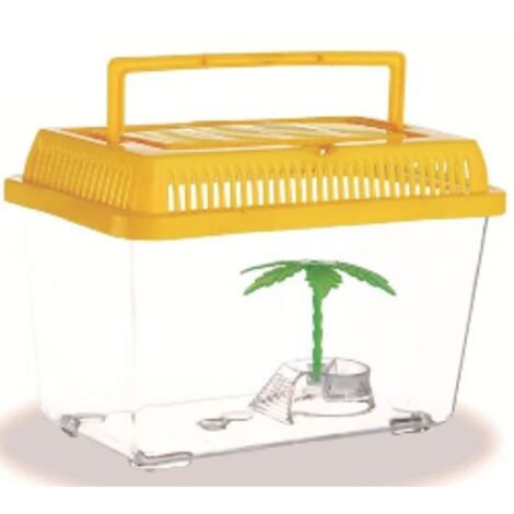 Aquarium Tray Fish Tartarughe Lid Air Handle 21x13.5x14 Cm