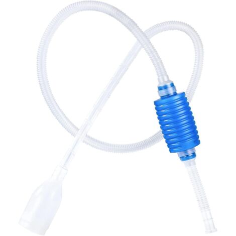 Aquariumreiniger (1,5 m), manuelle Saugpumpe, Aquariumkiesreiniger, einfach zu bedienender Wasserwechsel-Siphon.