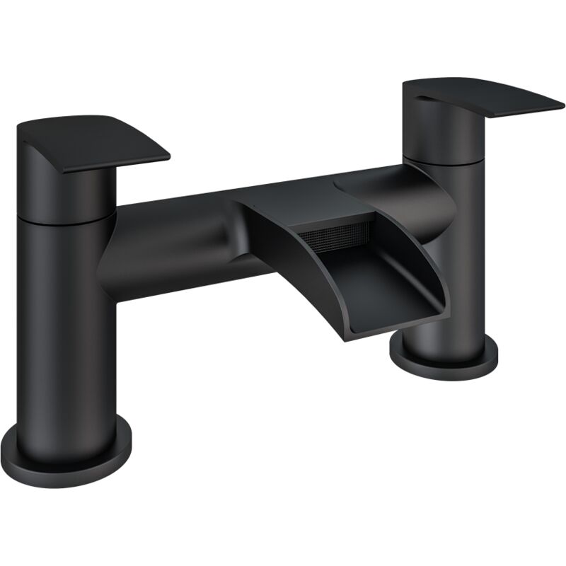 Niagara Waterfall Bath Filler Tap Black AQ791018 - Aquarius