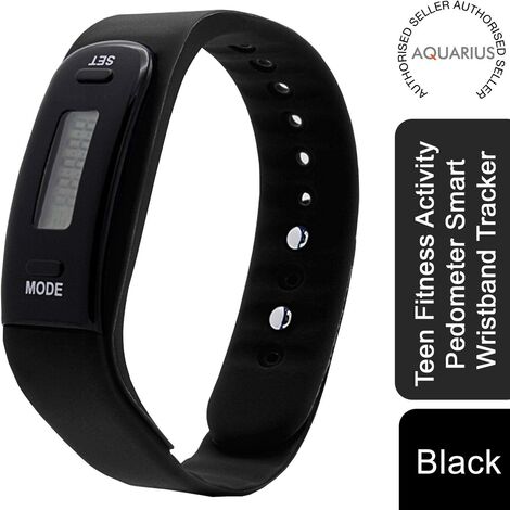 main image of "Aquarius Simple IP56 Waterproof Fitness Tracker for Kids, Tracks Steps, Calories Burned, Distance Travelled - No Bluetooth, No App"