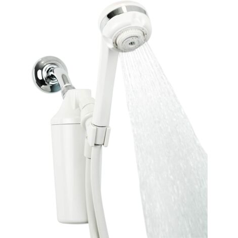 Aquasana AQ-4105 - Sistema di filtraggio per soffione doccia, con bacchetta portatile, colore: Bianco