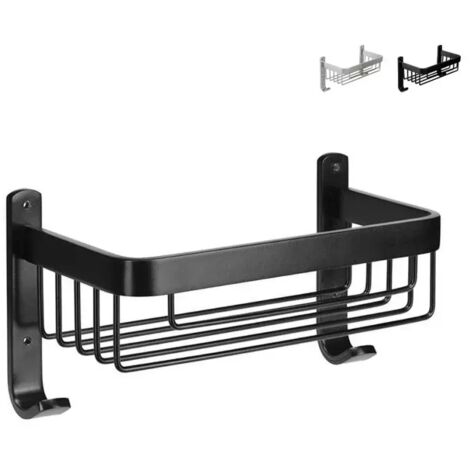 AQUASANIT Attractive mensola doccia frontale nero opaco codice prod: A111005NF