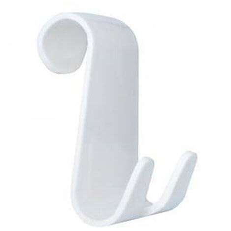 AQUASANIT Jack appendiabiti doppio plastica bianco (cav) codice prod: A110200WW