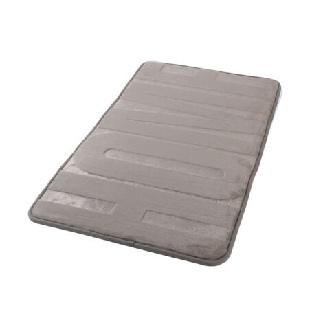 AQUASANIT Memory tappeto foam 40x75 con scritta "home" grigio scuro codice prod: TAHO4575GS