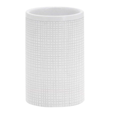 AQUASANIT Next bicchiere poliresina bianco codice prod: QE4100WW