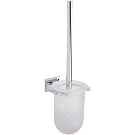 Scopino Per Bagno Con Tazza In Vetro Satinato - Diametro 82/94mm, Altezza 22cm - Foto 12
