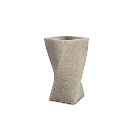 AQUASANIT Stone bicchiere in stile angolare pietra codice prod: A102100IMP000