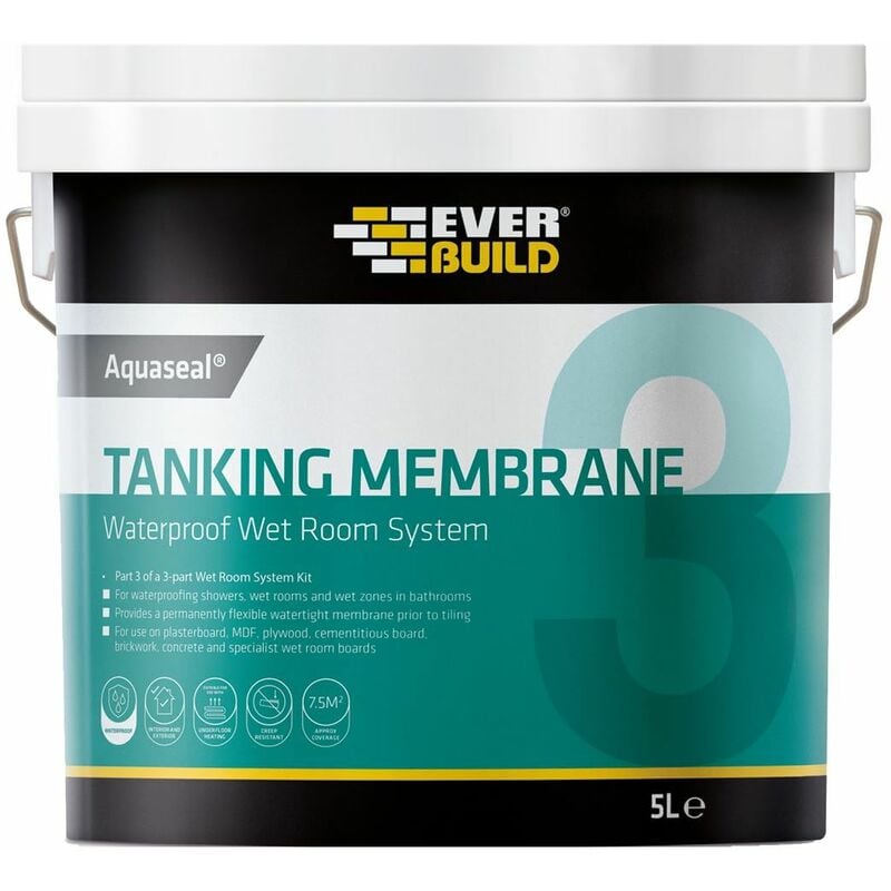 TBC - Aquaseal Waterproof Tanking Membrane 5L evbaqwptm