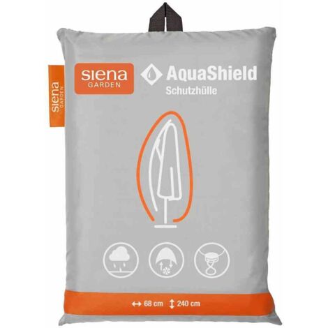 AquaShield Ampelschirmhülle 68xH240 cm hellgrau, 100% Polyester