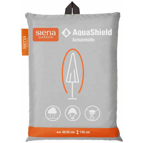 AquaShield Schirmhülle 30/35xH135 cm ohne Stab, hellgrau, 100% Polyester