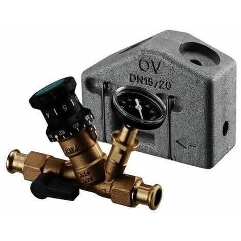 AQUASTROM VT, DN20, D.22 CRIMP, con TERMÓMETRO