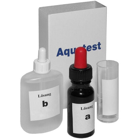 Test TH dureté de l'eau avec 2 réactifs de 22ml pour adoucisseur