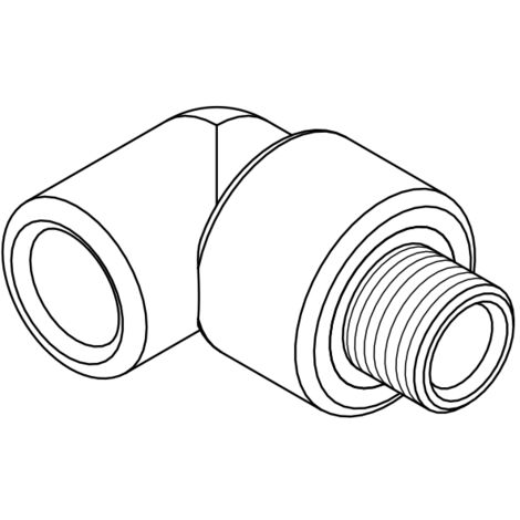 aquatherm green Ü-Winkel 90 Grad 25mm x 3/4"AG