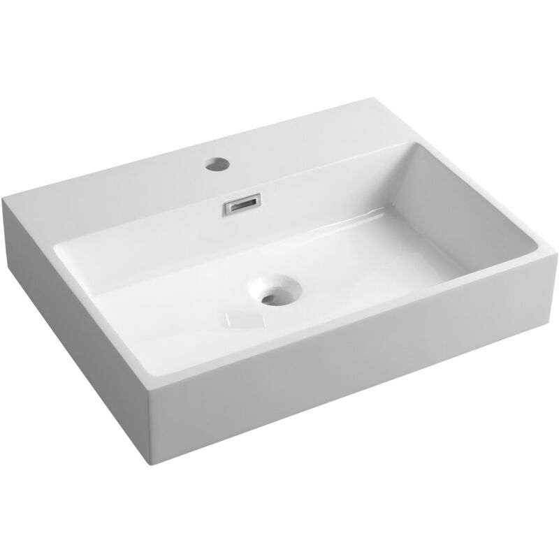 Aquatic lavabo, fonte, 60x46cm, blanc
