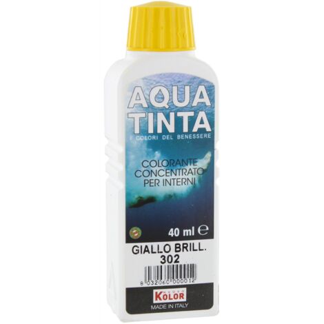 AQUATINTA PER INTERNI ML.40 302 GIALLO BRILL.. Prezzo per 1 pezzo.