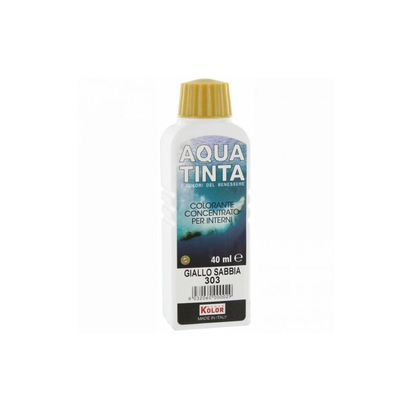 Aquatinta per interni 40 ml giallo sabbia 303 10 pz