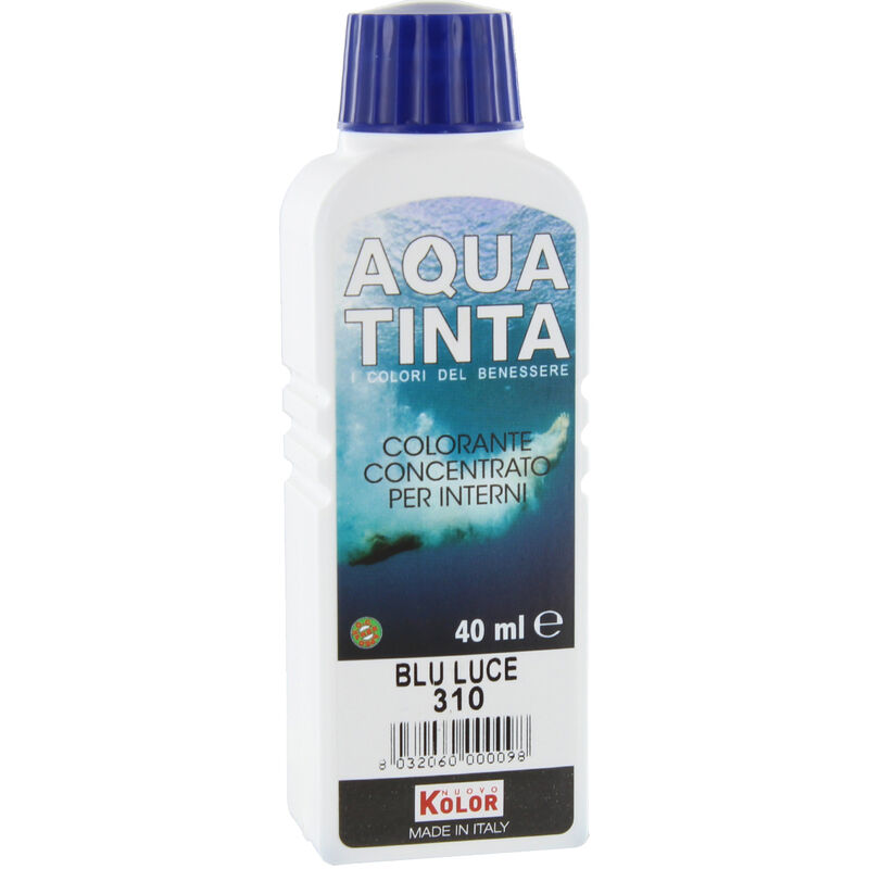 Aquatinta per interni ML.40 310 blu luce. Prezzo per 1 pezzo.